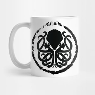 Cthulhu Logo Black Mug